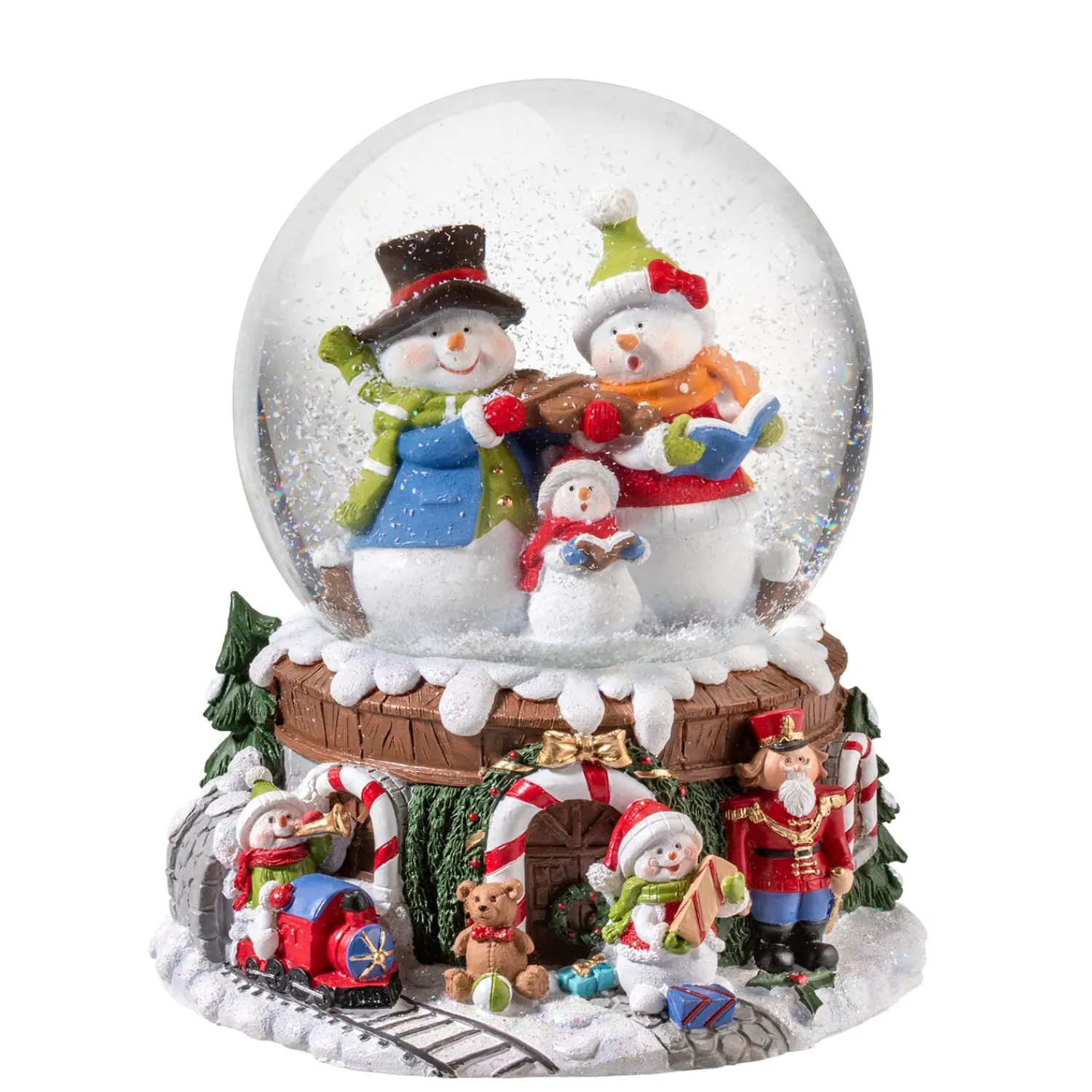 Schneekugeln Weihnachten-Schneekugel "Schneemannfamilie"