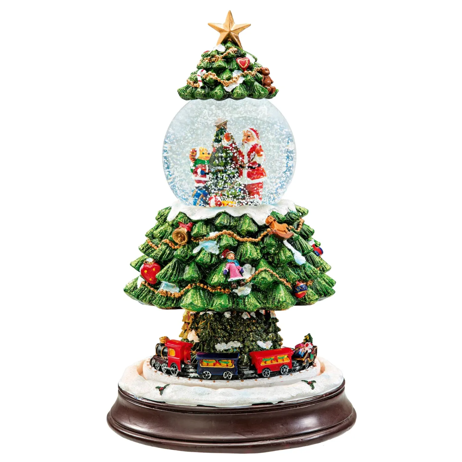 Schneekugeln Weihnachten|Spieluhr Weihnachten-Schneekugel "Unterm Weihnachtsbaum"