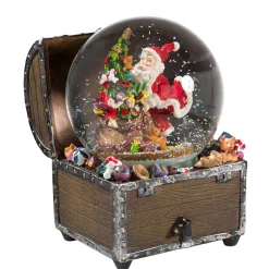 Schneekugeln Weihnachten|Spieluhr Weihnachten-Schneekugel "Weihnachtliche Schatzkiste"