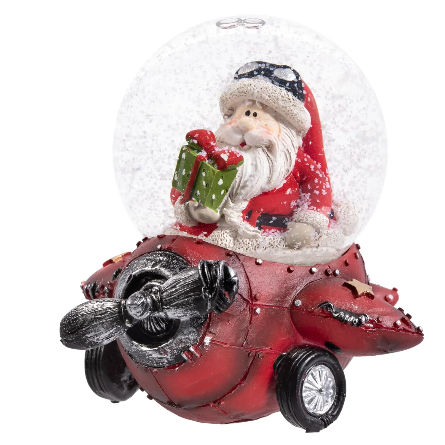 Schneekugeln Weihnachten-Schneekugel "Weihnachtsrundflug"