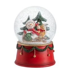 Schneekugeln Weihnachten-Schneekugel "Wilde Schlittenfahrt"