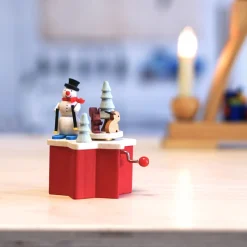 Spieluhr Weihnachten-Schneemann, Spieldose