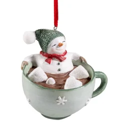 Weihnachtsbaumanhänger|Baumschmuck Aus Kunstharz-Schneemannwonne