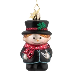 Poesie in Glas Weihnachtsbaum Deko|Weihnachtskugeln Aus Glas-Schornsteinfeger