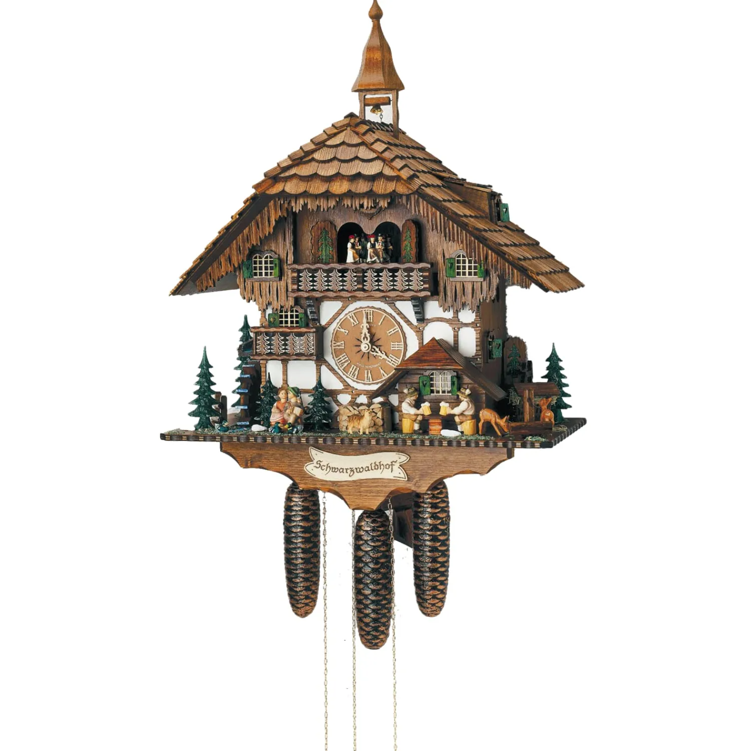 Anton Schneider Kuckucksuhren-Schwarzwaldhof Kuckucksuhr