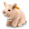 Steiff Plüschtiere-Schweinchen "Sissi" sitzend, rosa (15 cm)