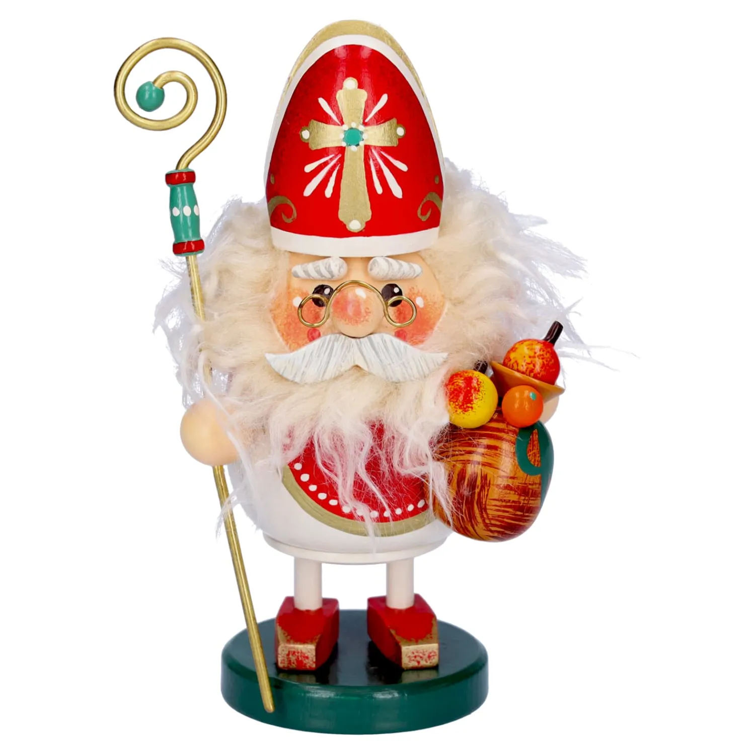 Käthes Original Räuchermänner|Nostalgische Weihnachtsdeko-St. Nikolaus, Duftl