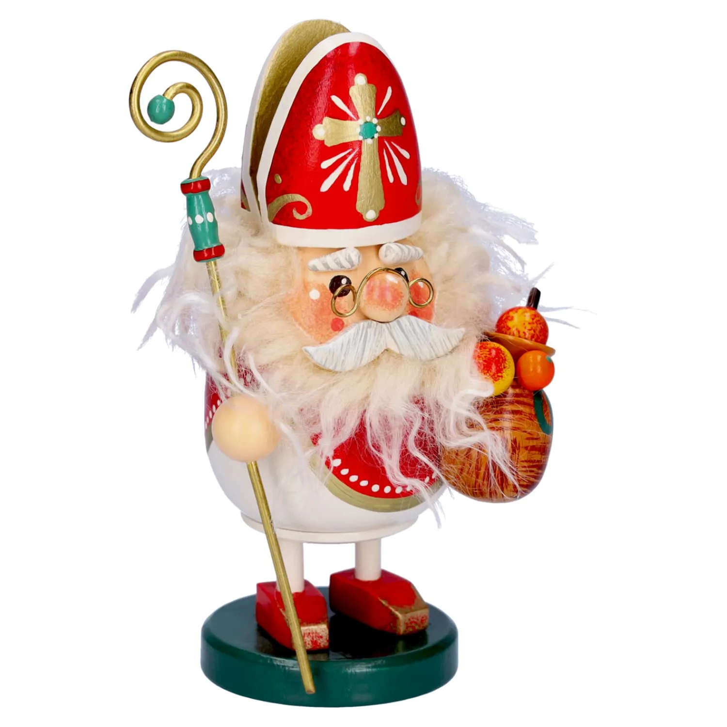 Käthes Original Räuchermänner|Nostalgische Weihnachtsdeko-St. Nikolaus, Duftl