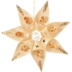 Christbaumschmuck Holz-Stern (groß)