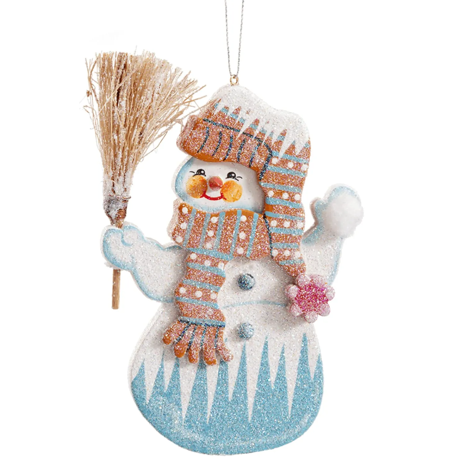Käthes Original Christbaumschmuck Holz-Strahlender Schneemann