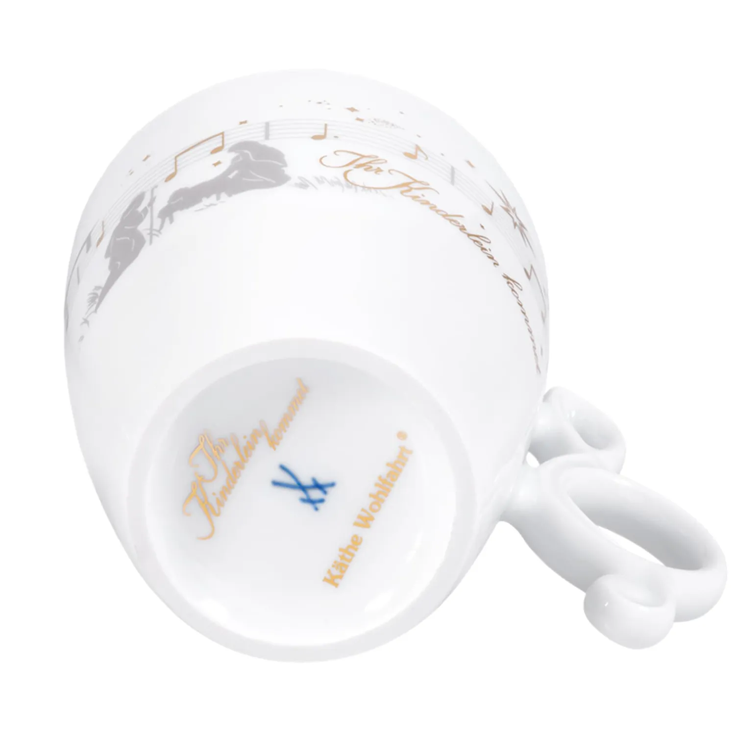 Meissen Porzellan Tischdeko-Tasse "Ihr Kinderlein kommet"