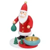 Käthes Original Kerzen & Teelichthalter-Teelichthalter "Weihnachtsmanns Waldweihnacht"