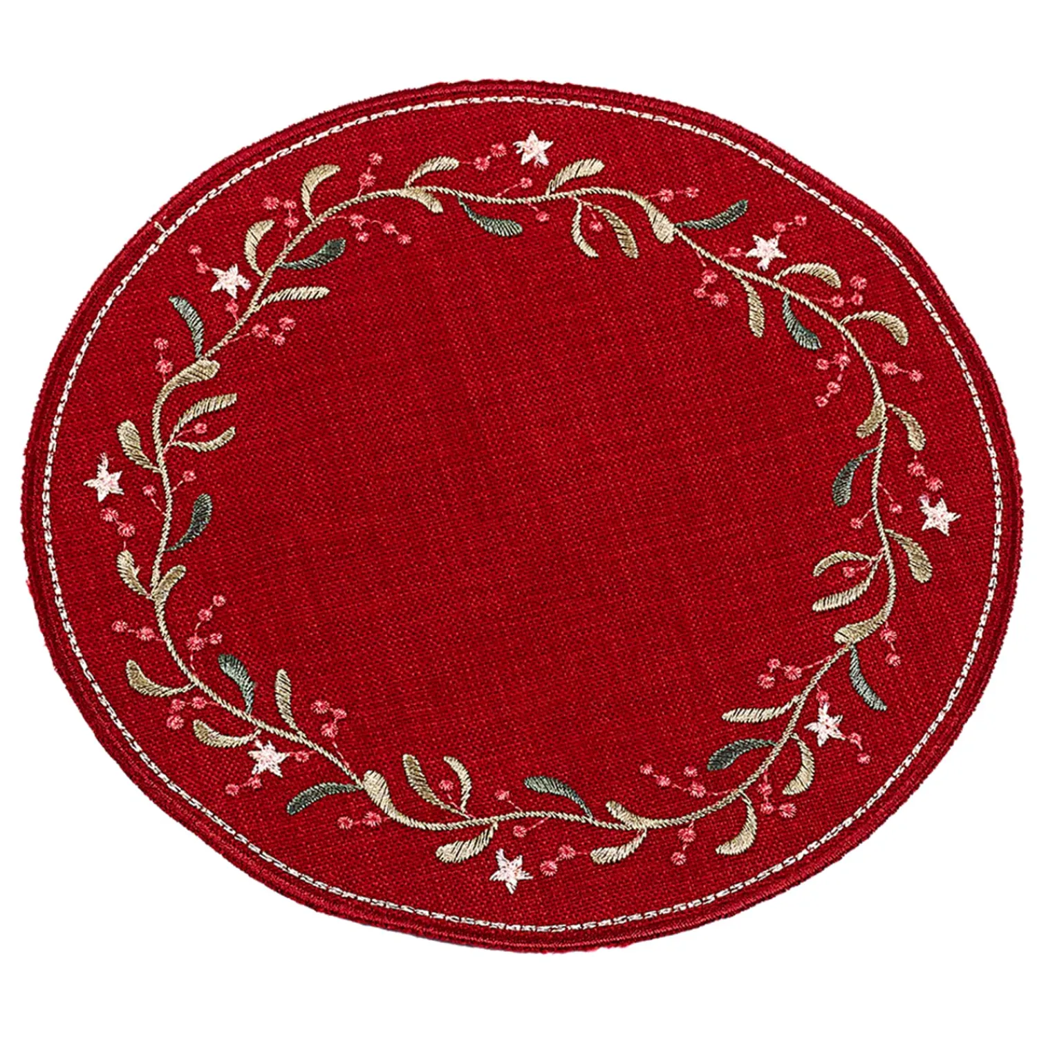 Sandner Tischdeko-Tischdecke "Mistel" r 20 cm