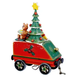Käthes Original Spieluhr Weihnachten|Räuchermänner-Waggon Tender, Spieldose