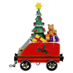 Käthes Original Spieluhr Weihnachten|Räuchermänner-Waggon Tender, Spieldose