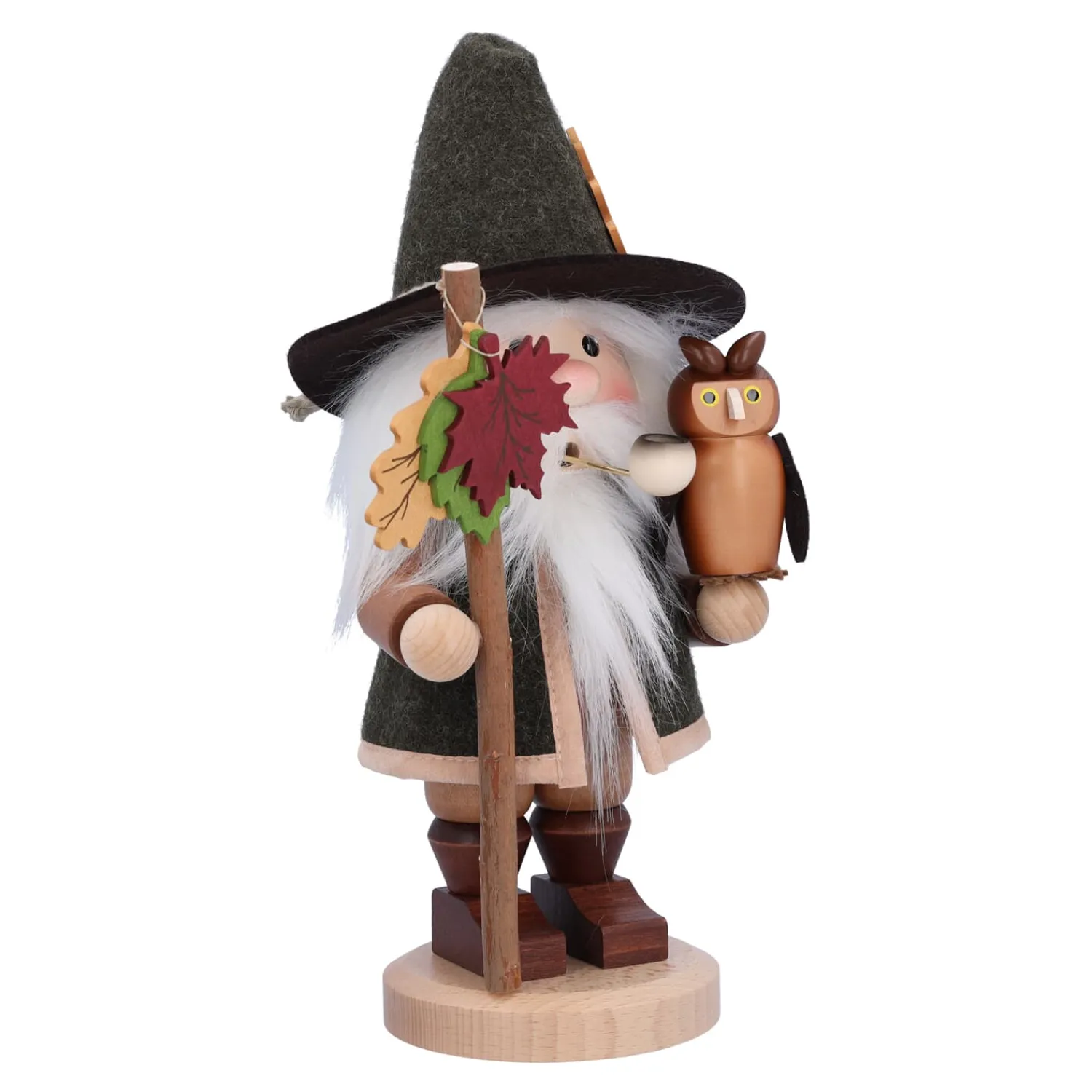 Christian ULBRICHT Räuchermänner-Waldmann mit Eule, Räuchermännchen