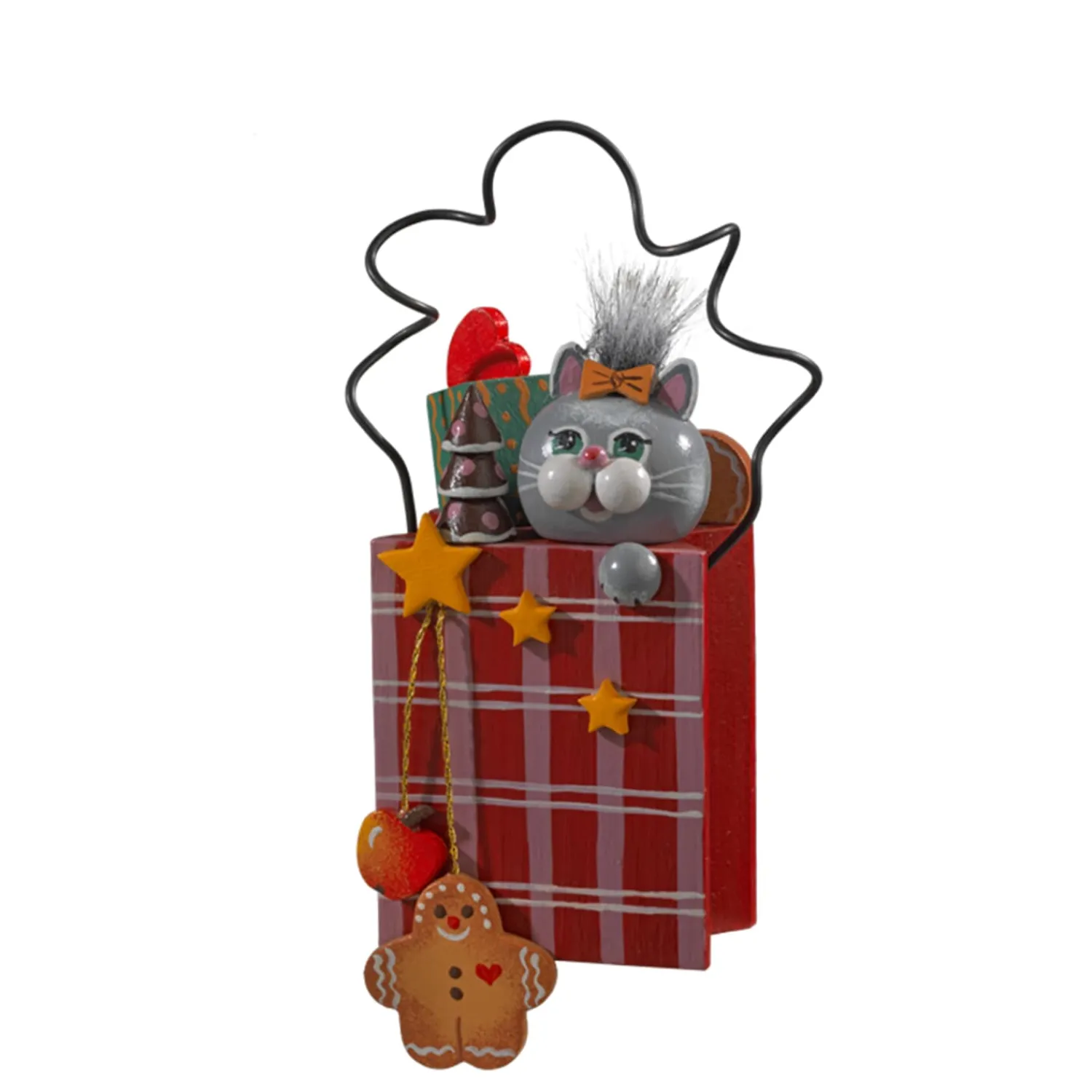 Käthes Original Christbaumschmuck Holz-Weihnachtsüberraschung