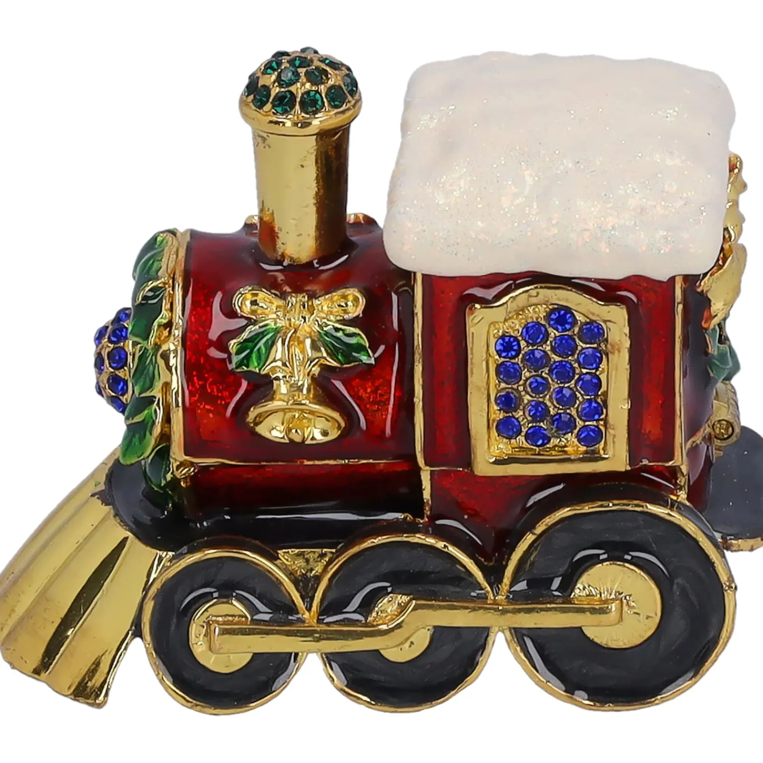 Wohndeko-Weihnachts-Lok, Schatulle