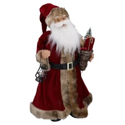 Standfiguren-Weihnachtsmann mit Laterne