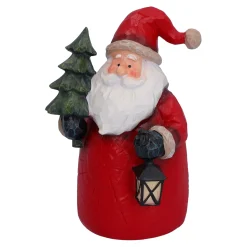 Standfiguren-Weihnachtsmann mit Laterne, Standfigur