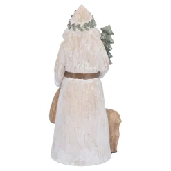 Standfiguren-Weihnachtsmann mit Rehkitz