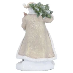 Standfiguren-Weihnachtsmann mit Waldtieren