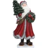 Standfiguren-Weihnachtsmann mit Weihnachtsbaum, Standfigur