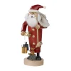 KWO Nostalgische Weihnachtsdeko|Räuchermänner-Weihnachtsmann, Räuchermännchen
