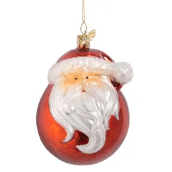 Poesie in Glas Weihnachtskugeln Aus Glas-Weihnachtsmannkugel