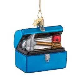 Poesie in Glas Weihnachtskugeln Aus Glas-Werkzeugkasten, Glas-Baumbehang