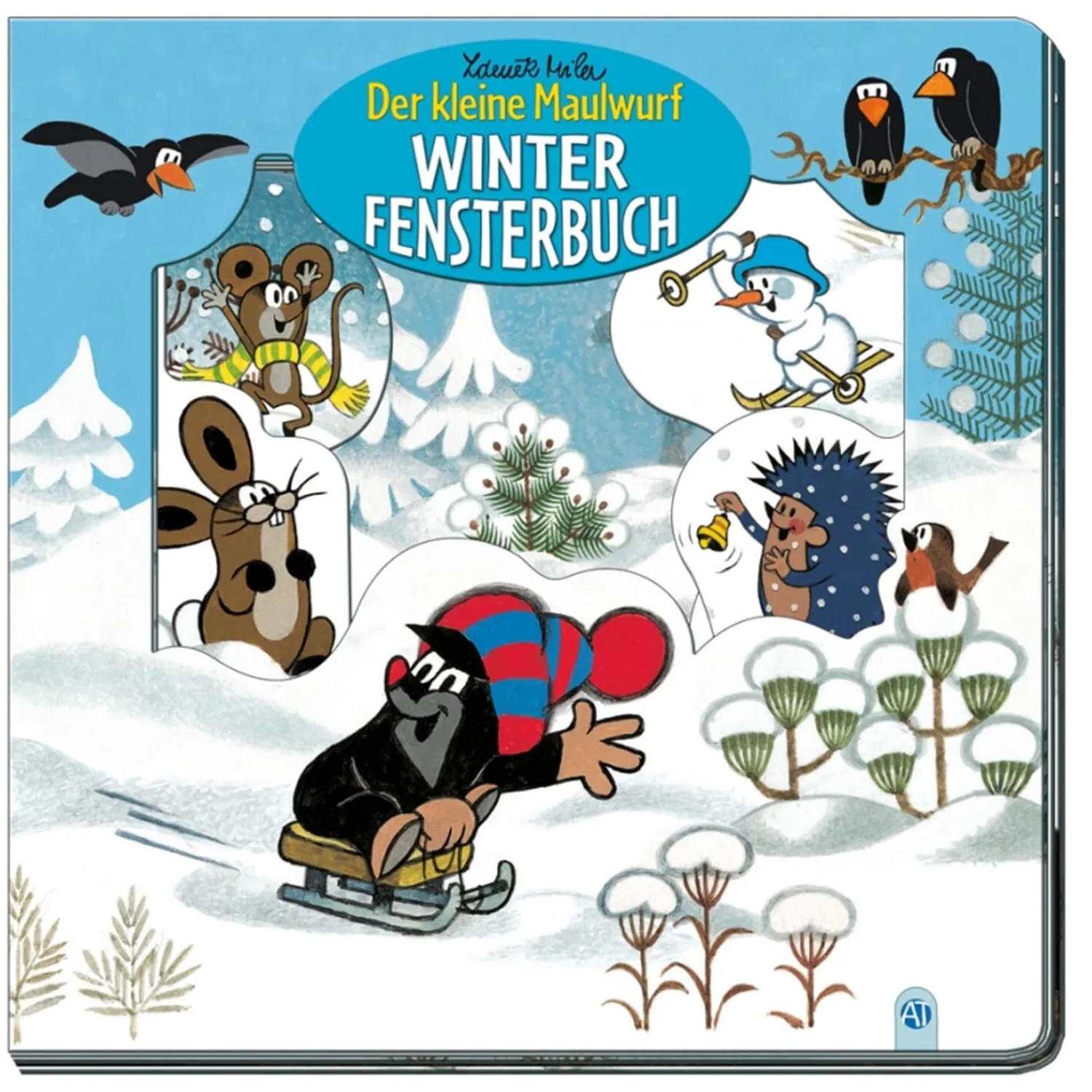 Trötsch Verlag Spielzeug|Der Kleine Maulwurf „Krtek”-Winterfensterbuch "Der kleine Maulwurf"