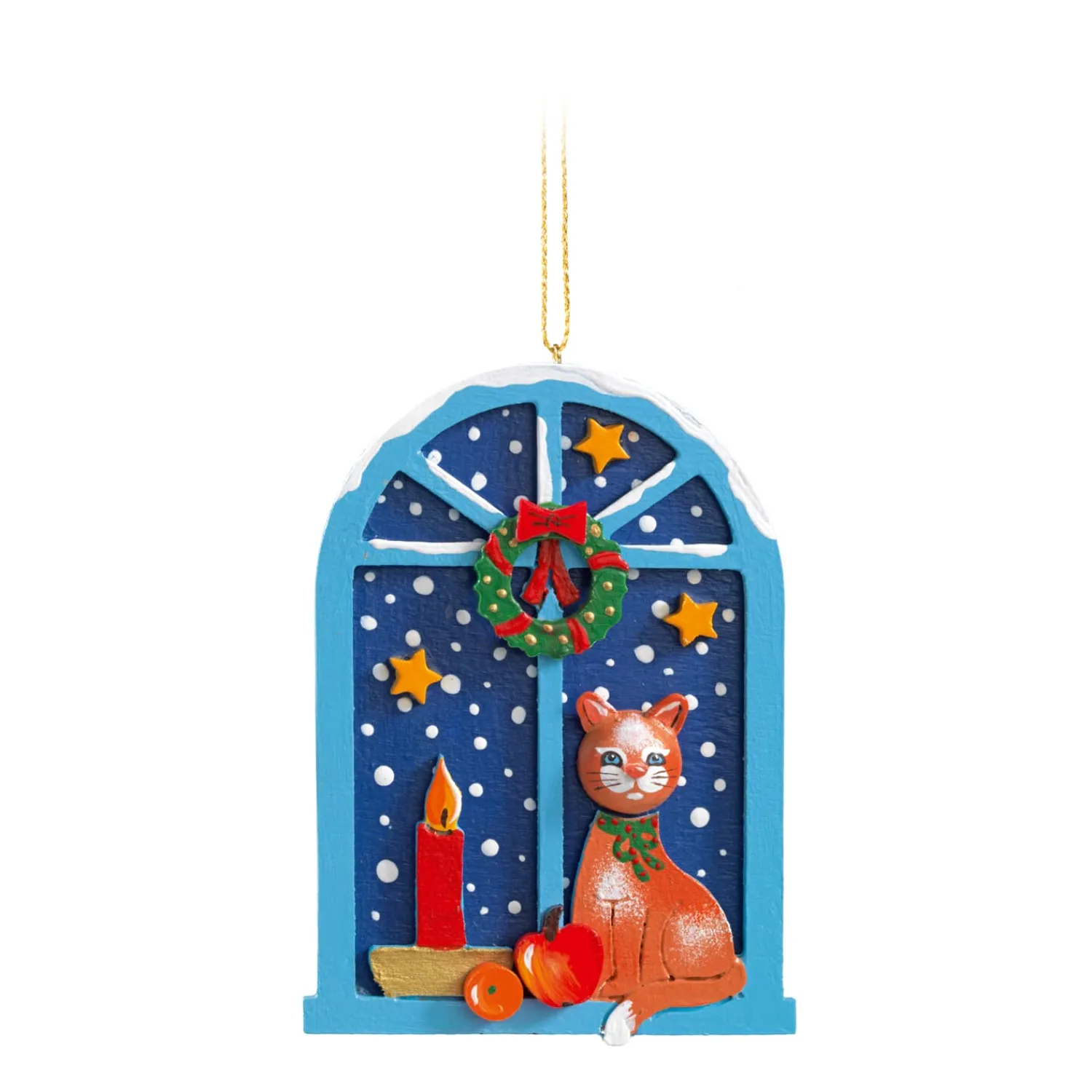 Käthes Original Christbaumschmuck Holz-Winteridylle