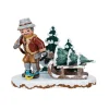Hubrig Volkskunst Hubrig Miniaturen-Winterkinder Christbaumdieb