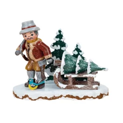 Hubrig Volkskunst Hubrig Miniaturen-Winterkinder Christbaumdieb