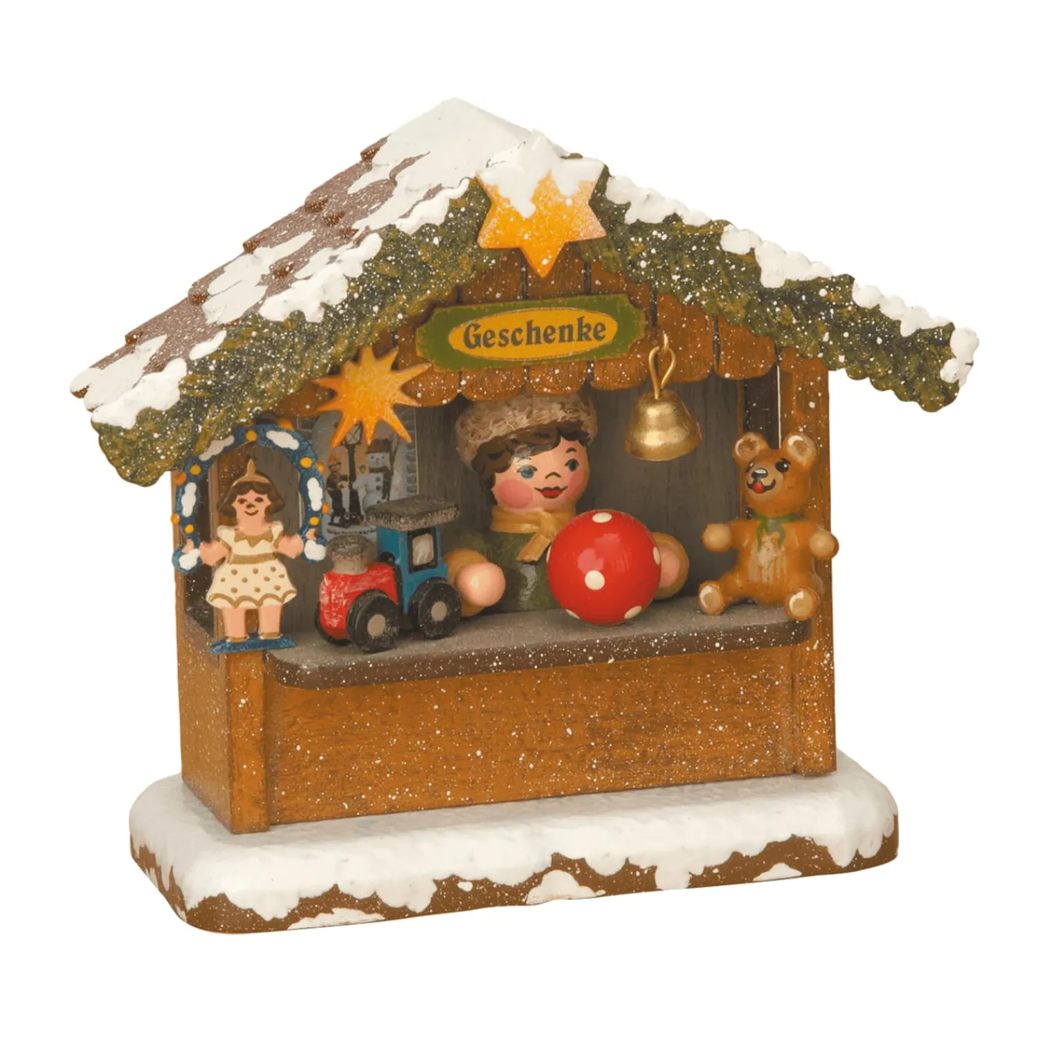 Hubrig Volkskunst Hubrig Miniaturen-Winterkinder Geschenkehäusel