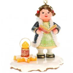 Hubrig Volkskunst Hubrig Miniaturen-Winterkinder Himmelskind "Lichterglanz"