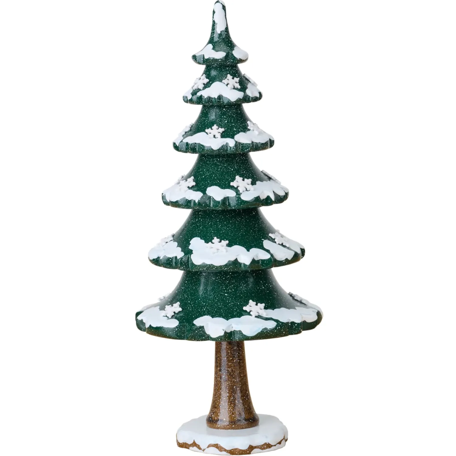 Hubrig Volkskunst Hubrig Miniaturen-Winterkinder Winterbaum mit Schneekristall, 22 cm