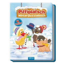 Trötsch Verlag Spielzeug|Unser Sandmännchen Und Seine Freunde-Winter-Puzzlebuch "Pittiplatsch"